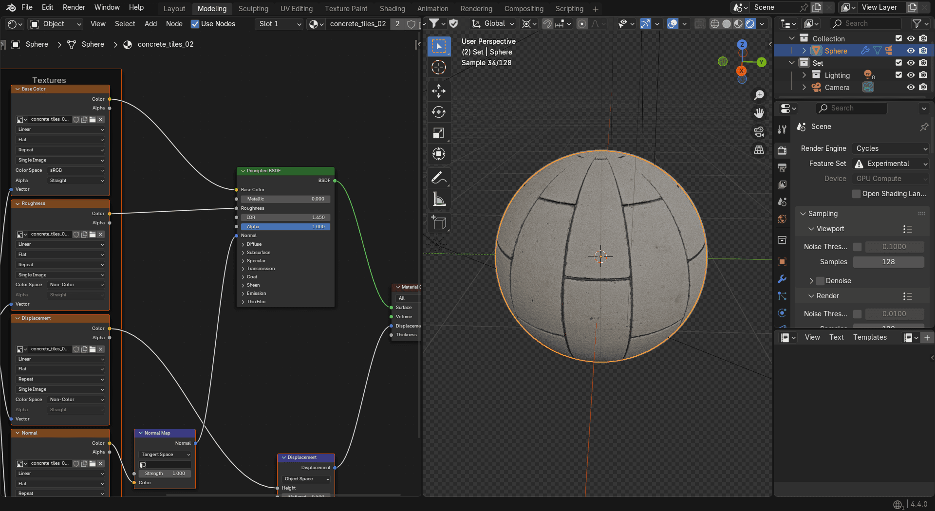 Shader Editor of the Material