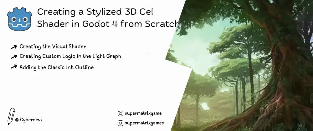 Creating a Stylized 3D Cel Shader in Godot 4 from Scratch