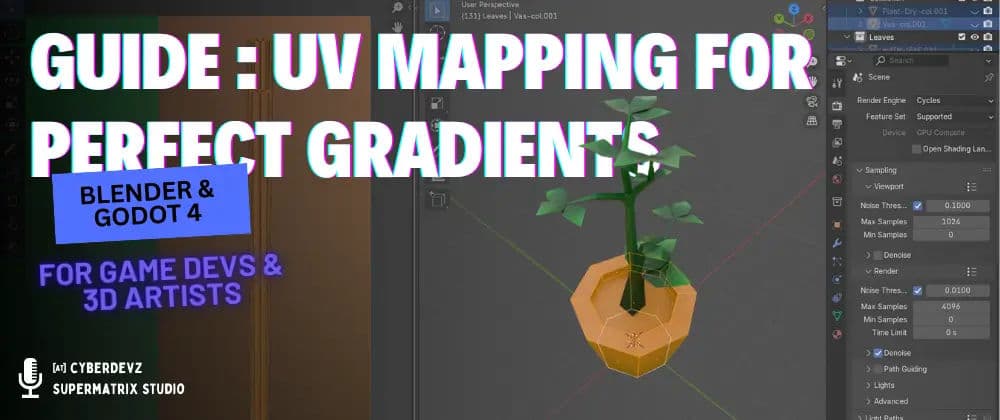 From Blender to Godot: A Guide to UV Mapping for Perfect Gradients