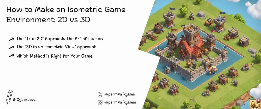 How to Make an Isometric Game Environment: 2D vs 3D